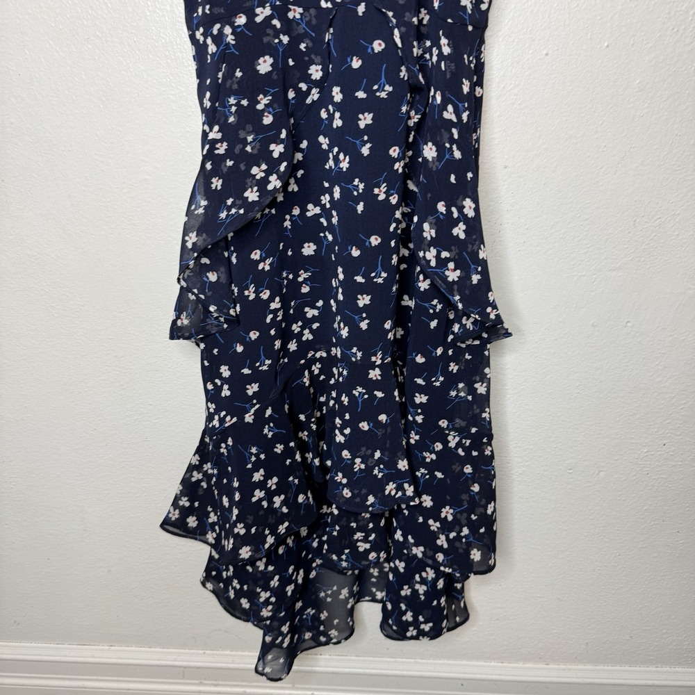 New Banana Republic Sleeveless Gauze Tiered Cool‎ Combo Dress Floral Women's 4 - Picture 3 of 10